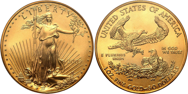Orzeł Amerykański 1 uncja złota